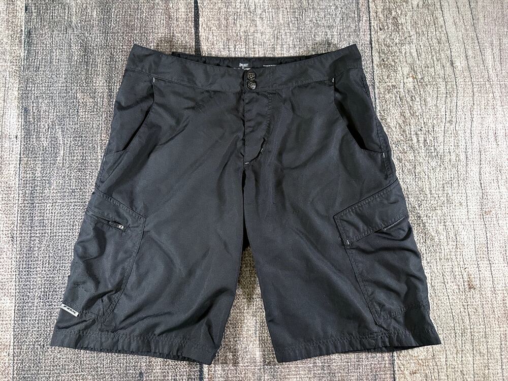 Fox Racing Ranger Mens Black Mountain Bike Cargo Shorts Size 36 MTB Cycling